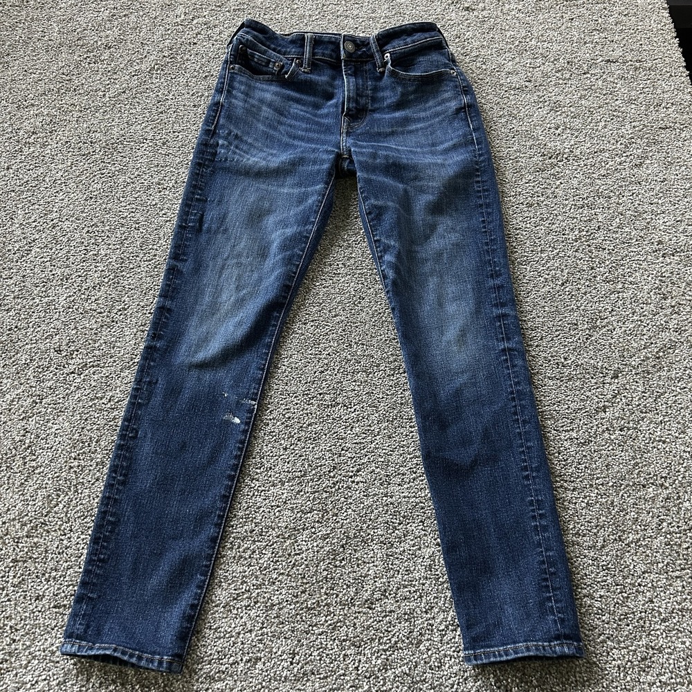 American Eagle Outfitters Airflex+ Athletic Skinny Jeans Mens 28x30 Blue Denim